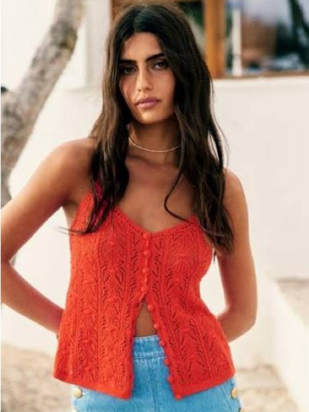 Sézane Francisco Red XS/S NWT